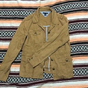 Tan Tommy Hilfiger Lightweight Jacket Medium